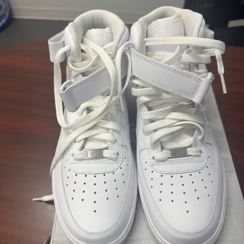 Nike White High-Top Air Force 1  Sneakers